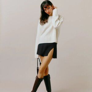 Reformation Margot Skirt Black - Size 0 - Never Worn